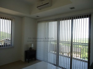 Inexpensive Fabric Vertical Blinds for Bedrooms - Tagaytay City, Philippines